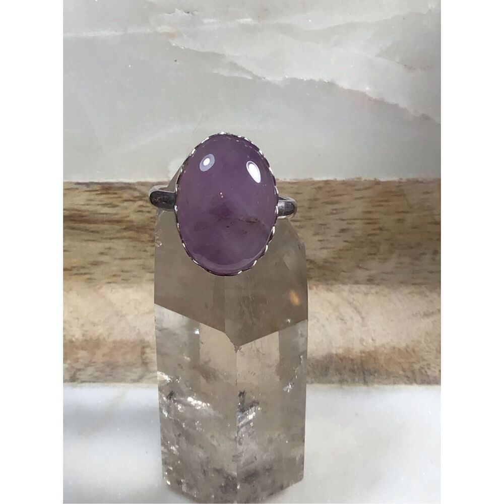 ,Ring, Lavender Amethyst Ring, NEW, size 8, Purple, Handmade